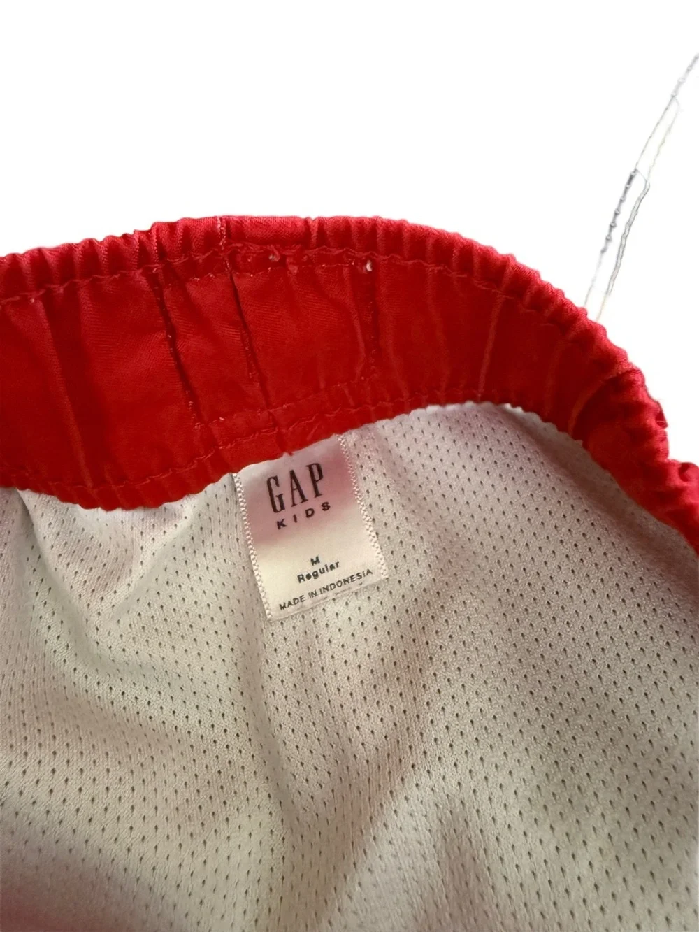 GAP Boys Red White Navy Star Stripe Patriotic American Flag Swim Shorts Medium